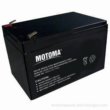 12V/7Ah SLA Battery with 300 Cycle Times and Low Self-discharge Performance, for UPS Use